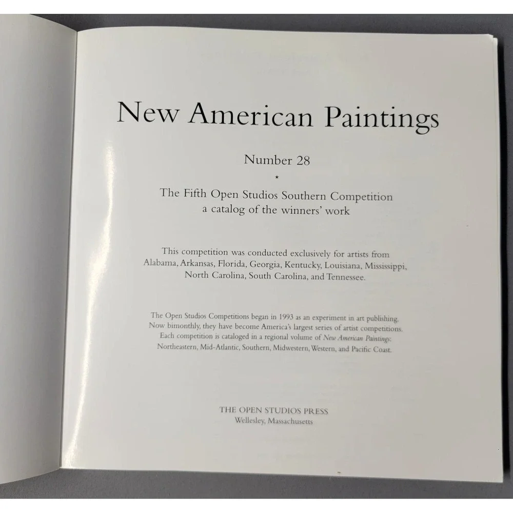 Vintage New American Paintings 28 Vol XXVIII Softcover 2000 Book